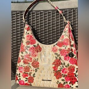 NWT Brahmin ROMANTIC ROSES Tabitha  Ombre Melbourne Shoulder Bag